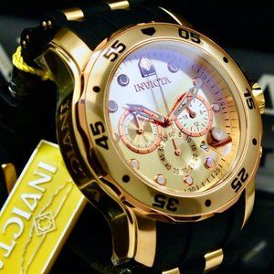 SALE! 18K Chrono Pro Rose Gold Diver Watch